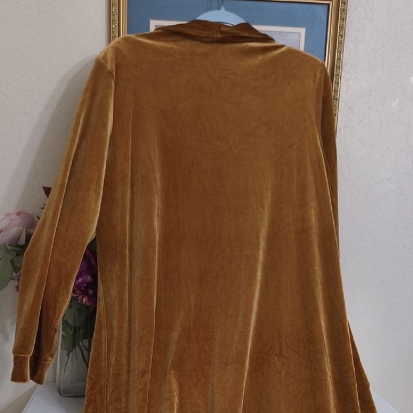 Elegant Tan Longline Coat - Picture 8 of 8